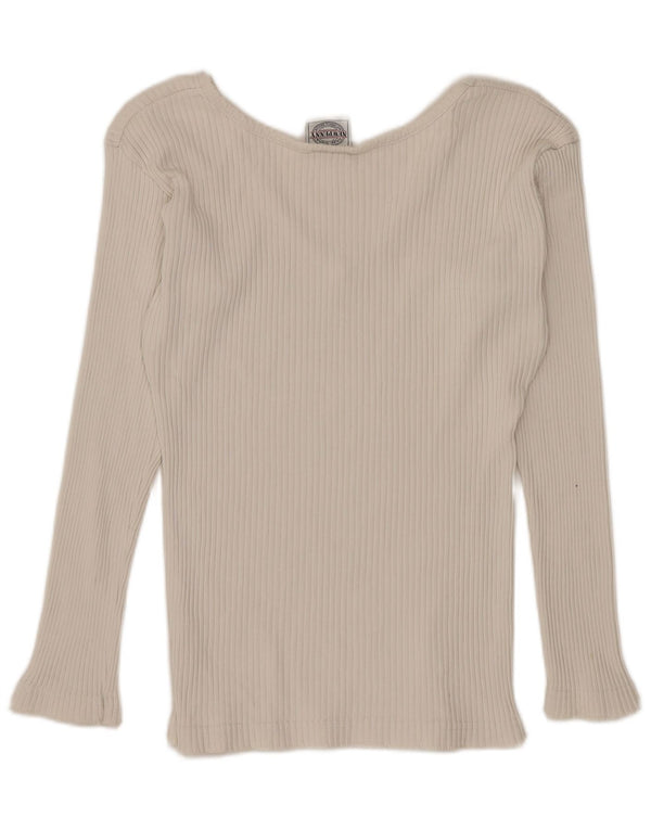 Newpenny Damen Top Langarm UK 12 Mittelweiß