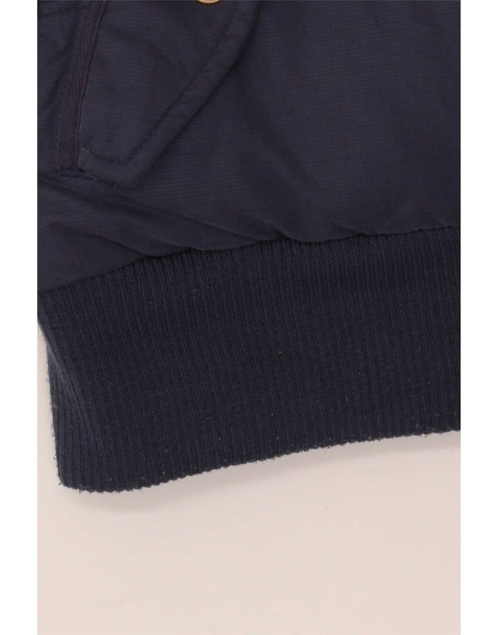 Fat Face Wattierte Damenweste UK 12 Medium Marineblau Polyester