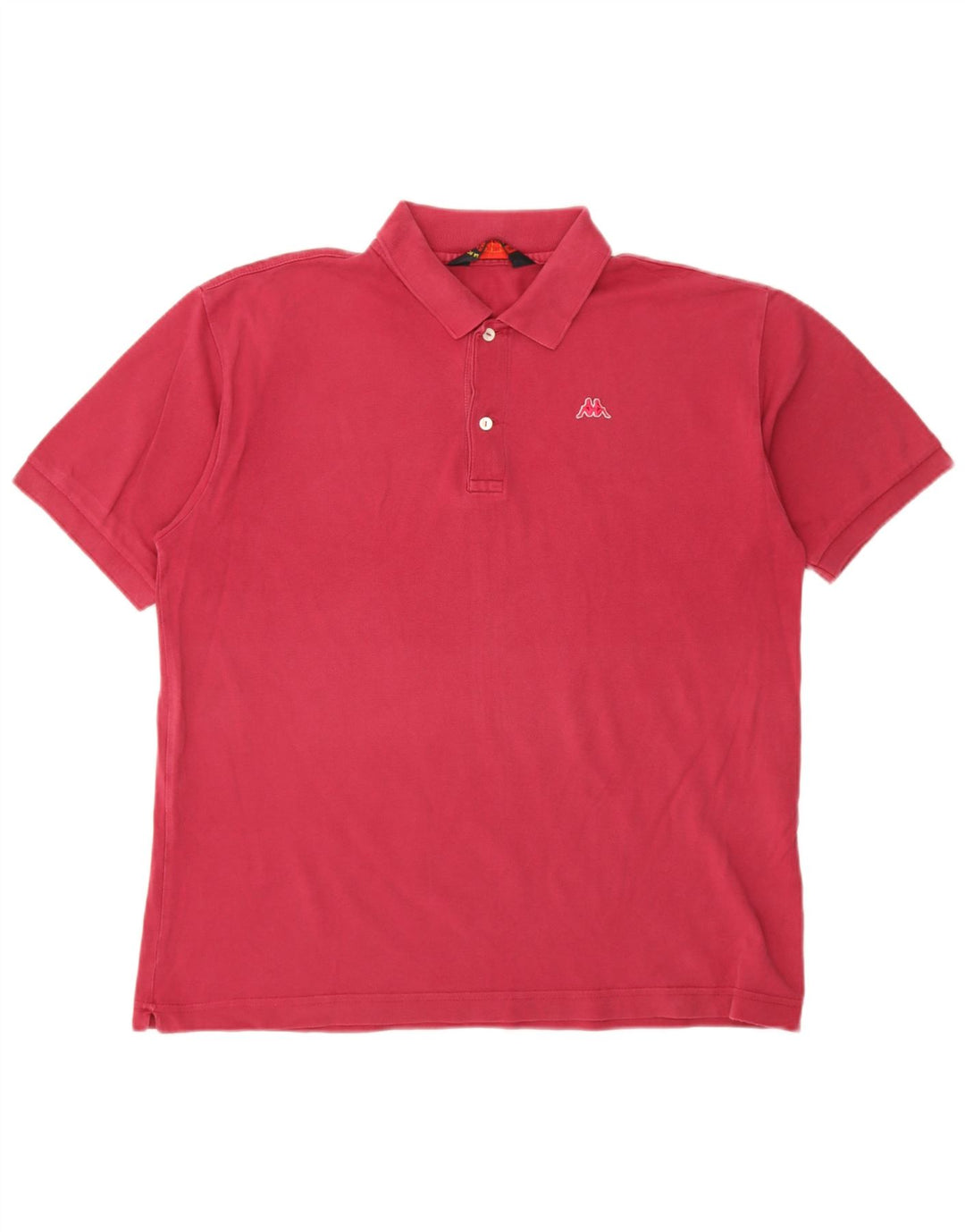Kappa Herren Poloshirt XL Rosa Baumwolle