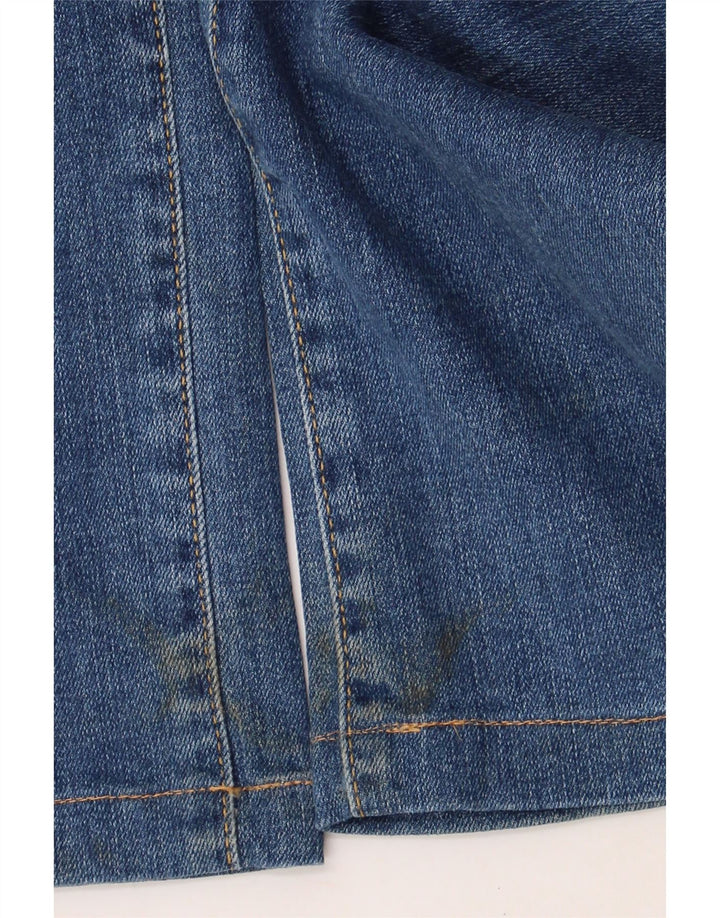 TRUSSARDI Damen Slim Jeans W31 L31 Blaue Baumwolle