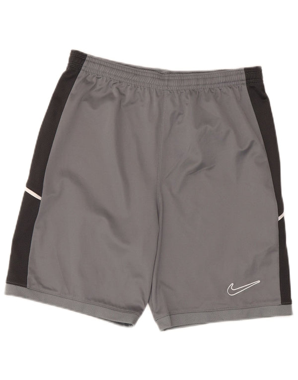 Nike Dri Fit Sportshorts für Jungen, 13–14 Jahre, XL, Grau, Farbblock