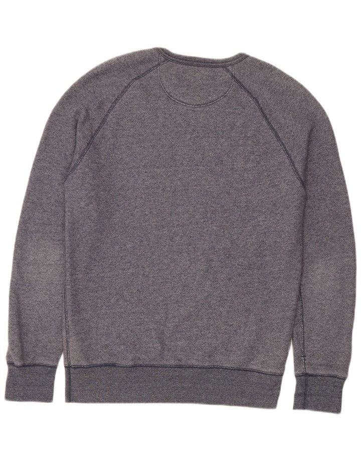 Levi's Herren-Sweatshirt mit Standard-Passform, Größe S, marineblau gesprenkelte Baumwolle
