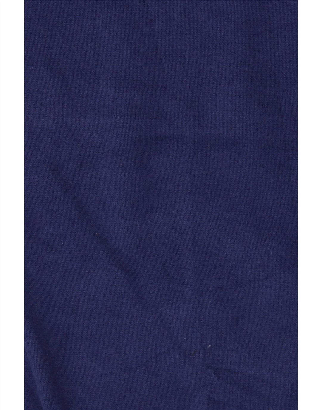 Massimo Dutti Herren-Pullover mit Rundhalsausschnitt, mittelblaue Baumwolle