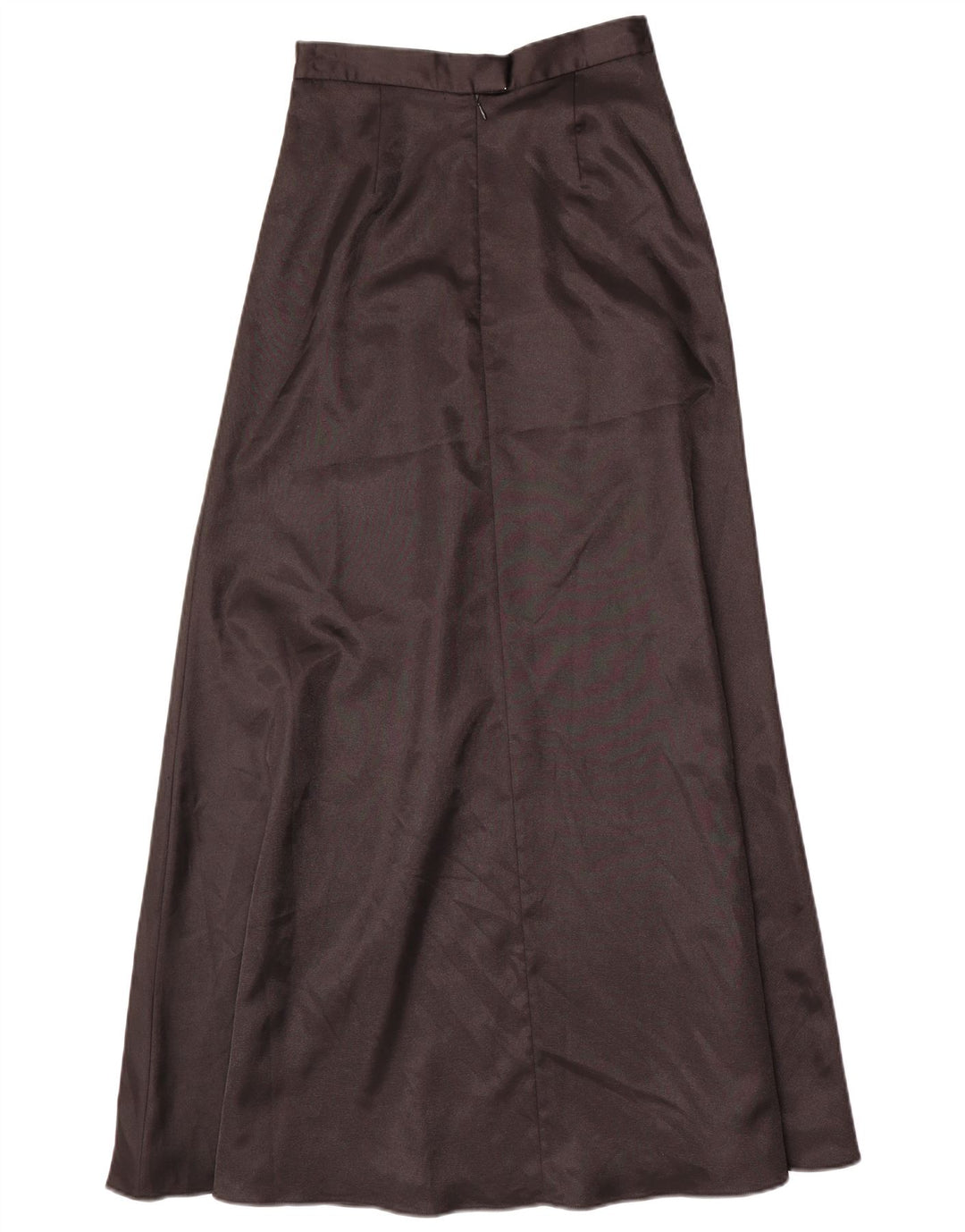 Vintage Damen Maxirock UK 6 XS W24 Schwarz Polyester