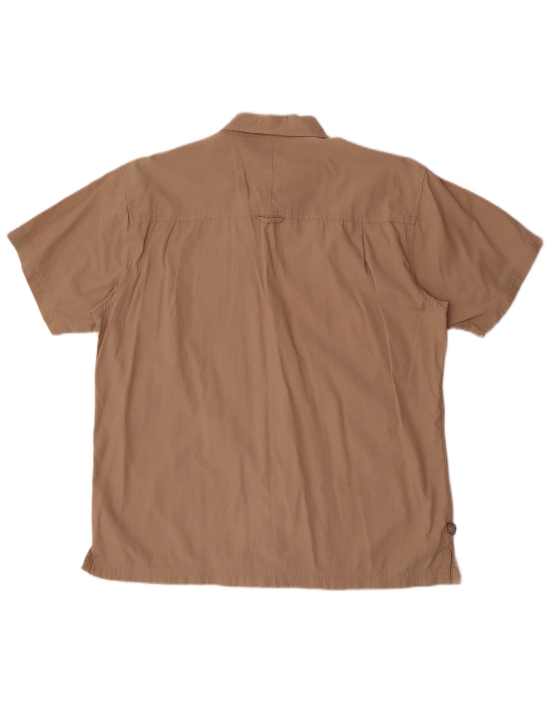 Mountain Warehouse Herren-Kurzarmhemd mit normaler Passform, Größe L, Beige