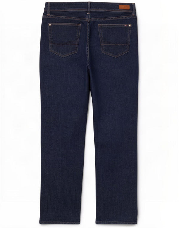Tommy Hilfiger Damen Paris Classic Fit Straight Jeans W32 L30 Marineblau