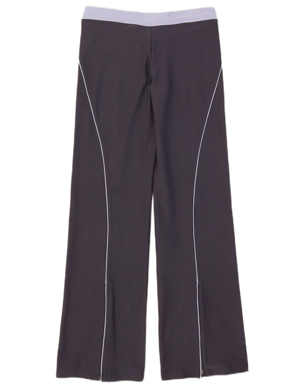 Nike Damen Dri Fit Trainingshose UK 10 Small Marineblau Farbblock