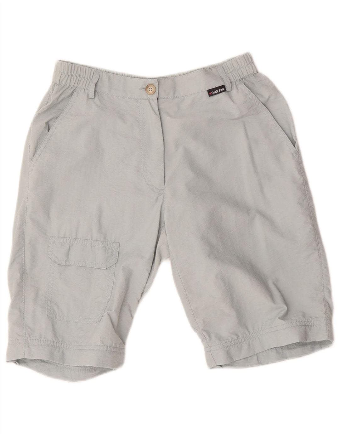 Think Pink Damen Cargoshorts IT 44 Medium W27 Graues Polyester