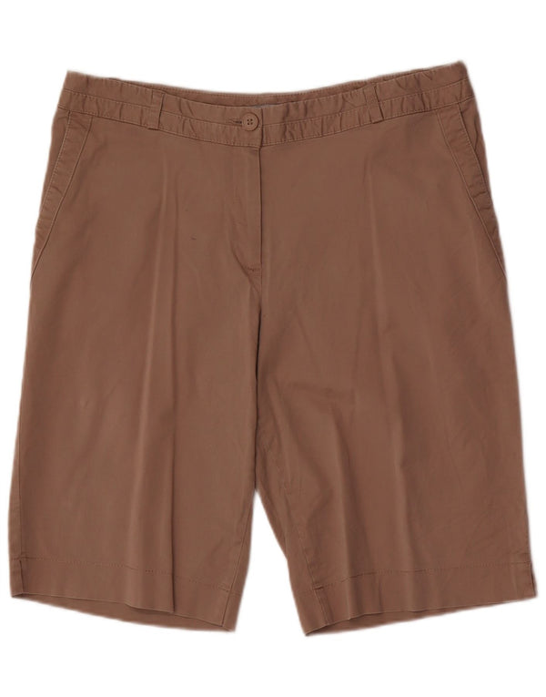 Marks & Spencer Damen Chinoshorts UK 16 Large W34 Beige Baumwolle
