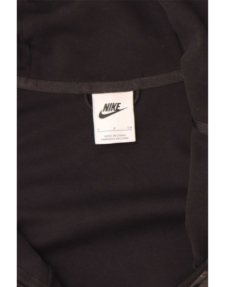 Nike Damen-Pullover mit übergroßem Reißverschluss und Kapuze, Gr. 10, Größe S, Schwarz