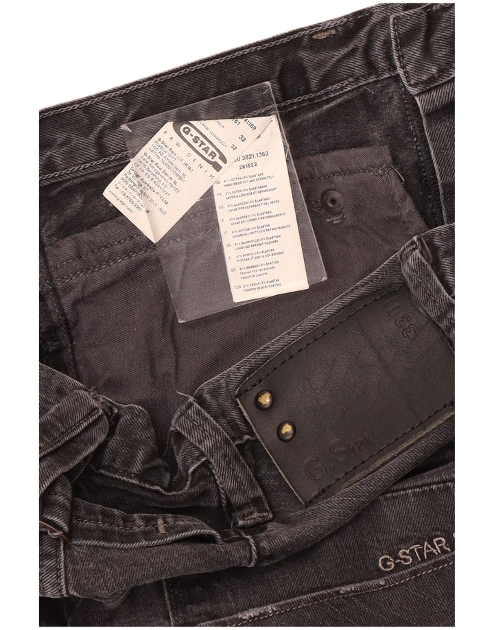 G-Star Herren Slim Jeans W32 L32 Graue Baumwolle