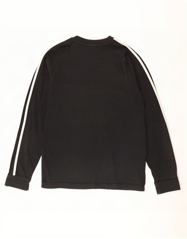 Adidas Herren Top Langarm Small Schwarz Baumwolle