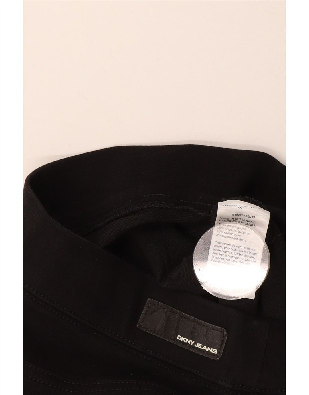 Dkny Damen Bermudashorts W30 Mittelschwarze Baumwolle