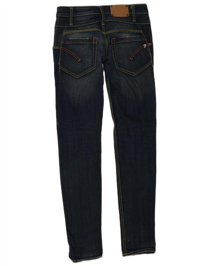 Dondup Damen Slim Jeans W27 L32 Blaue Baumwolle