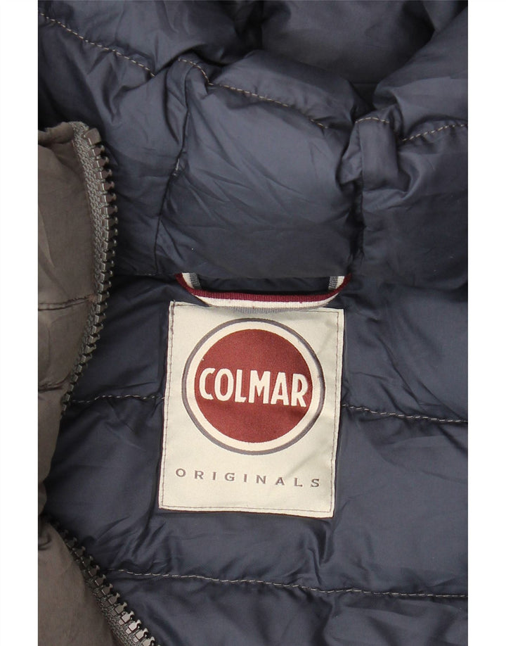 COLMAR Herren-Jacke mit Kapuze, gepolstert, Größe 40, Grau