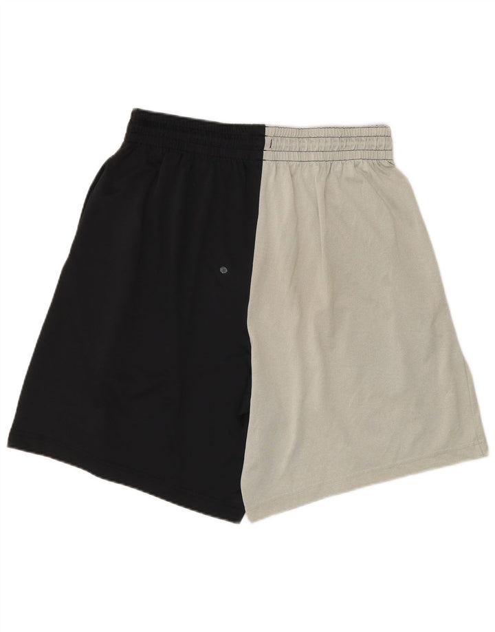 Nike Herren Dri Fit Graphic Sportshorts, groß, schwarzes Farbblock-Polyester