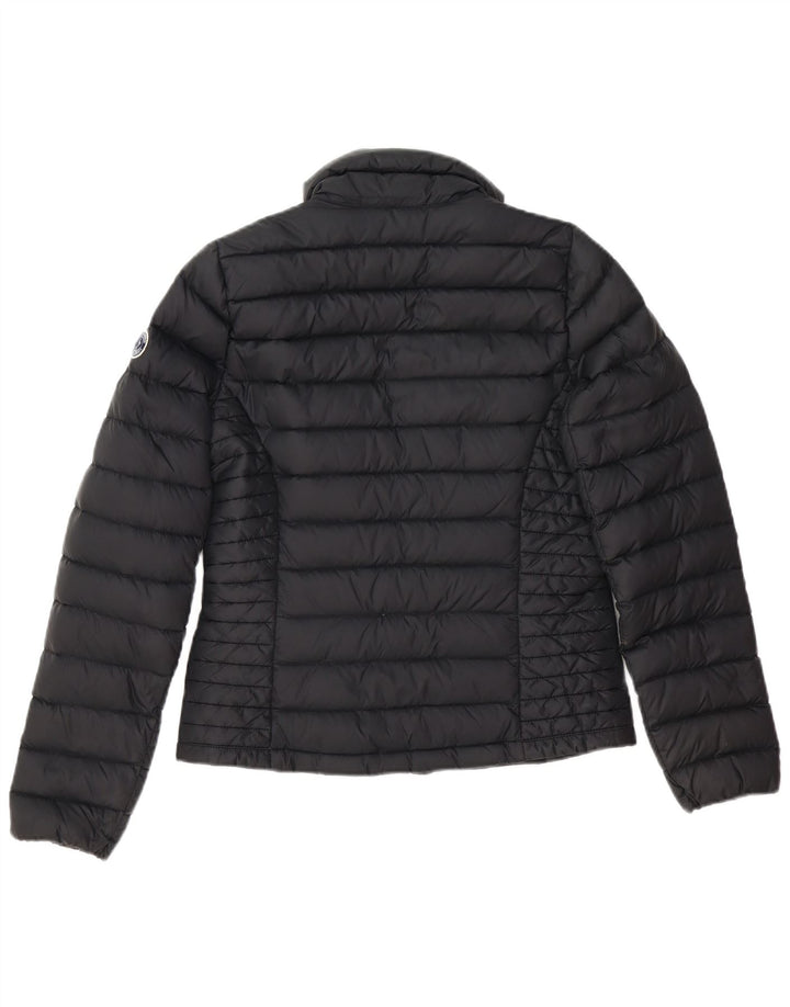 Abercrombie & Fitch Damen Wattierte Jacke UK 10 Small Schwarz Polyester