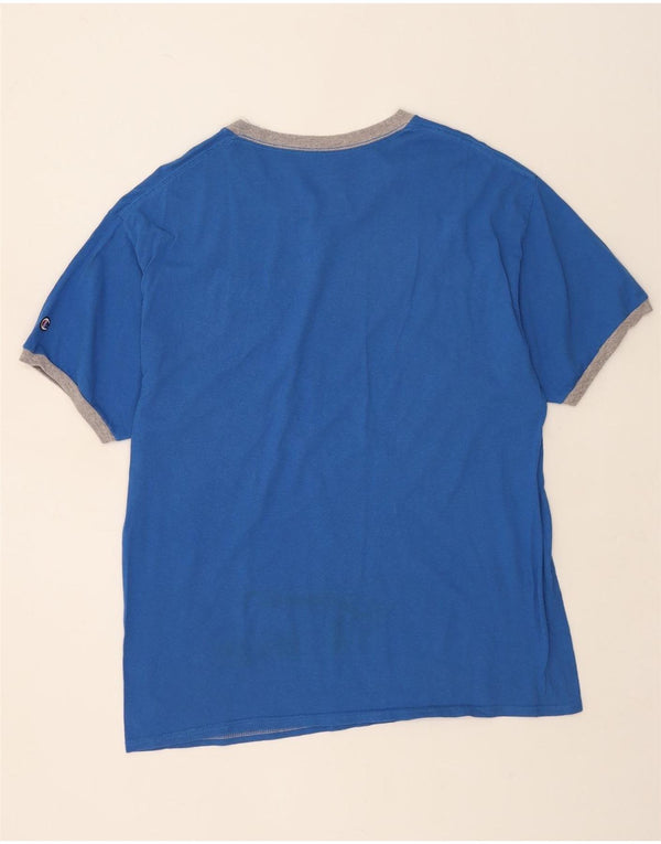 Champion Herren T-Shirt Top XL Blau Farbblock