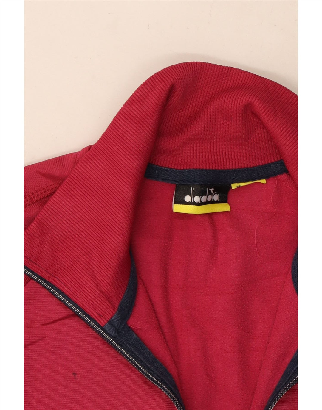 DIADORA Damen-Trainingsanzug-Top-Jacke, UK 10, klein, rosa, Polyester