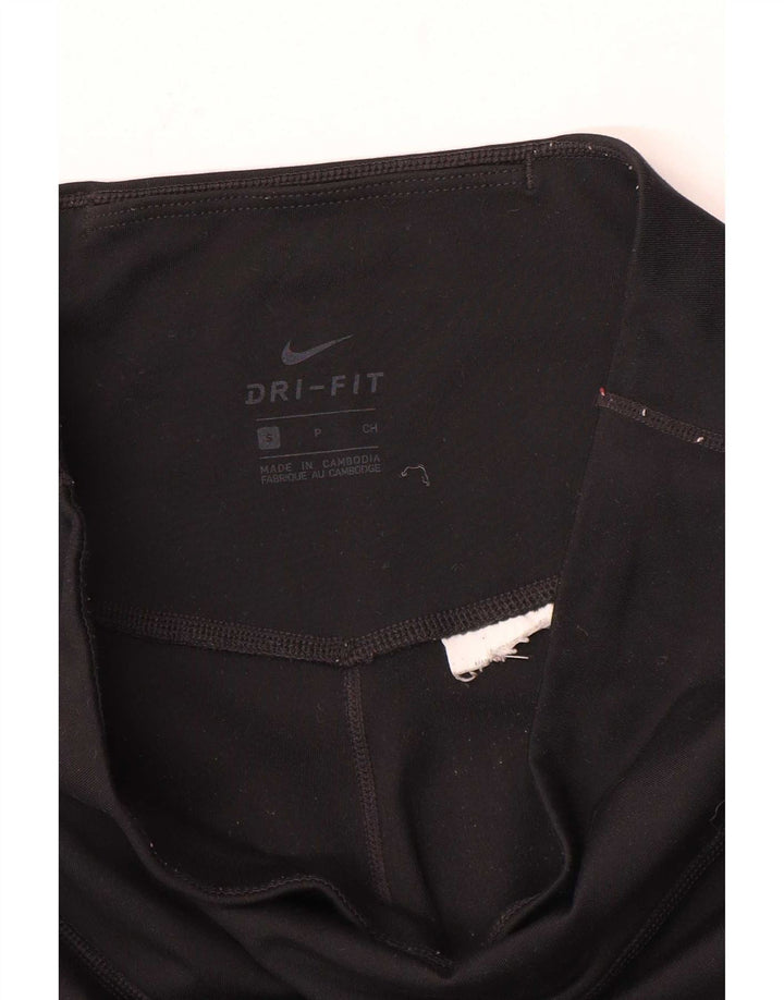 Nike Damen Dri Fit Leggings UK 10 Small Schwarz
