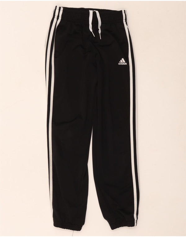 Adidas Mädchen-Trainingshose, Jogginghose, 9–10 Jahre, schwarzes Polyester