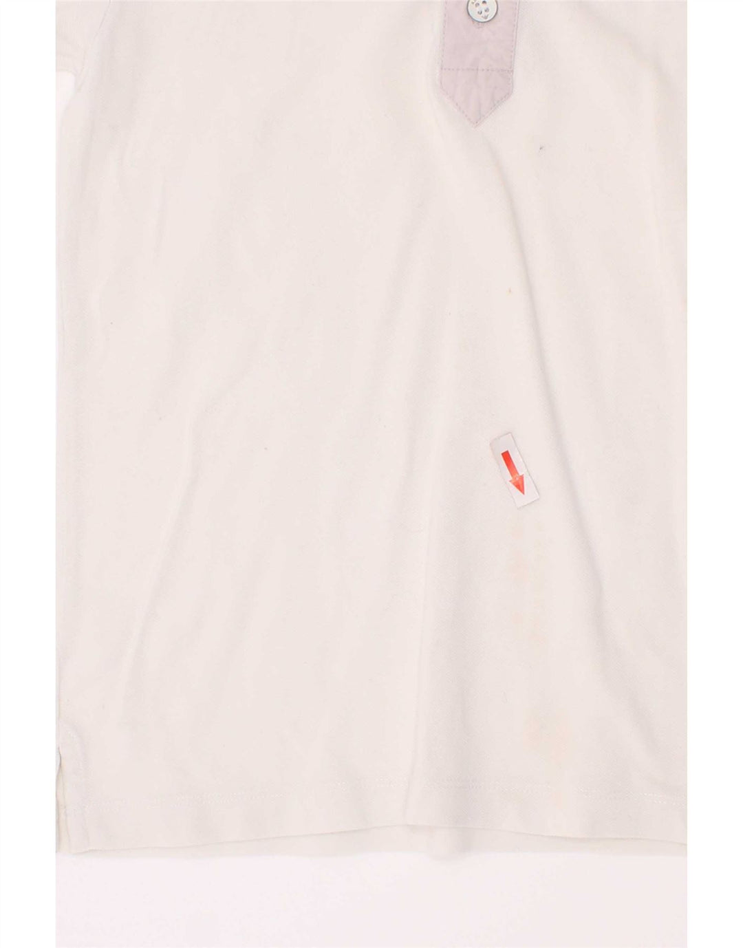 Armani Junior Poloshirt für Jungen, 7–8 Jahre, weiße Colourblock-Baumwolle