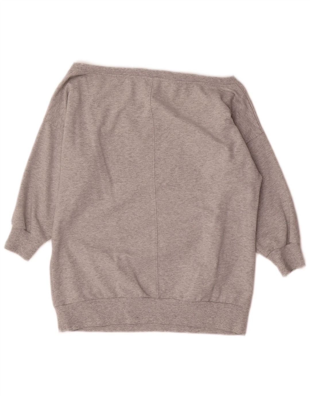 Errea Damen-Sweatshirt, übergroß, schulterfrei, Gr. 10, Größe S, Grau