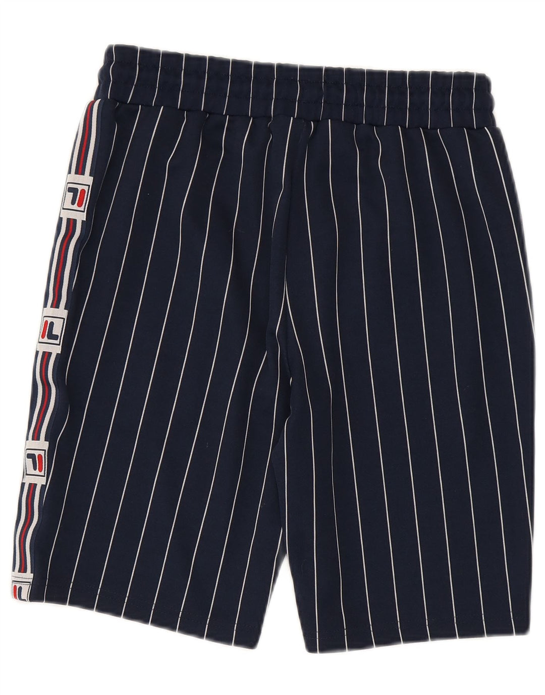 Fila Herren-Sportshorts mit Grafik, klein, marineblau, gestreift, Polyester