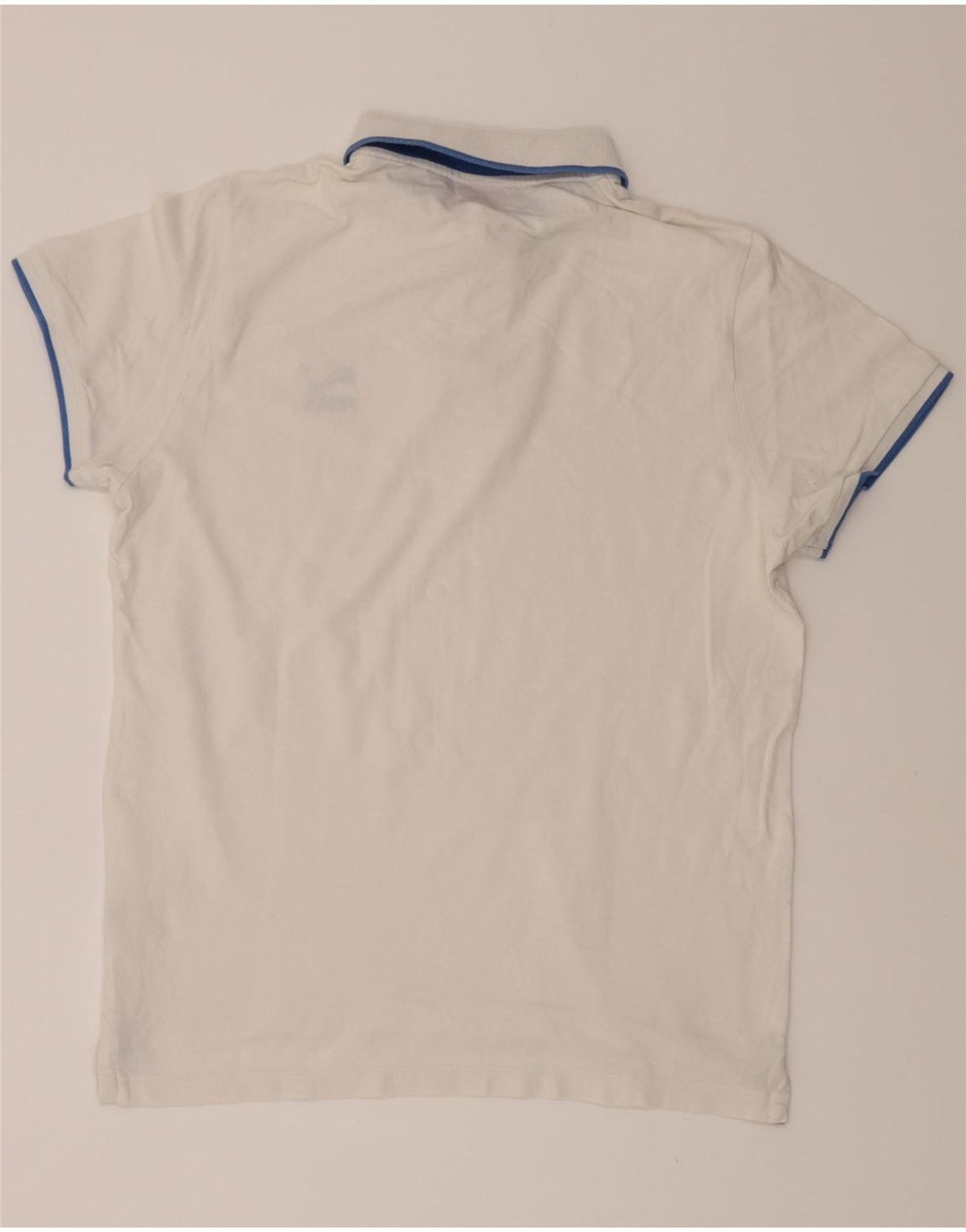 PUMA Mens Polo Shirt Large White Vintage Puma and Second-Hand Puma from Messina Hembry 