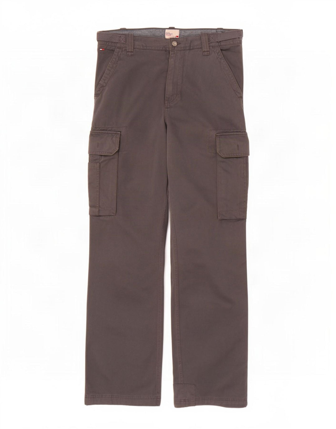 Tommy Hilfiger Herren gerade Cargohose W32 L34 graue Baumwolle