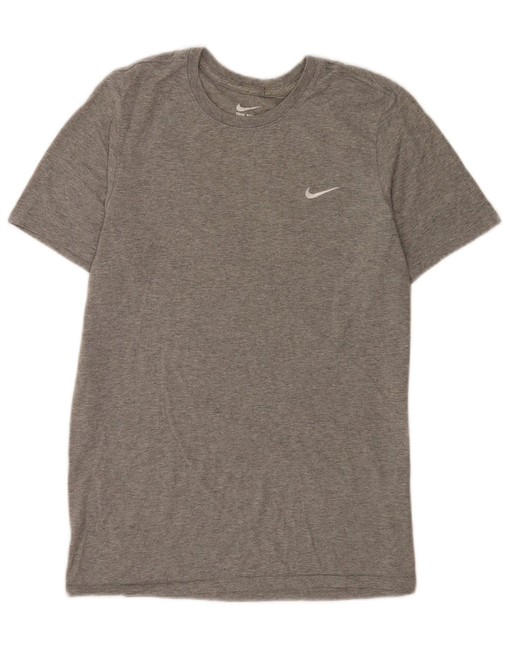Nike Herren Athletic Cut T-Shirt Top Small Grau meliert