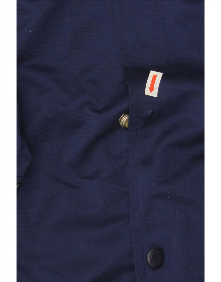 KAPPA Boys Graphic Tracksuit Top Jacket 11-12 Years Large Navy Blue Vintage Kappa and Second-Hand Kappa from Messina Hembry 