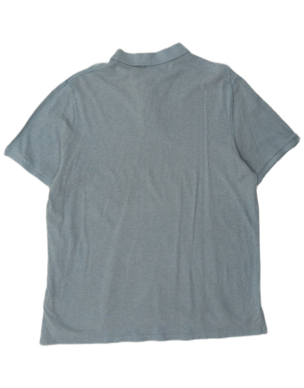 Polo Ralph Lauren Herren-Hemd mit klassischer Passform, 2XL, blaue Baumwolle