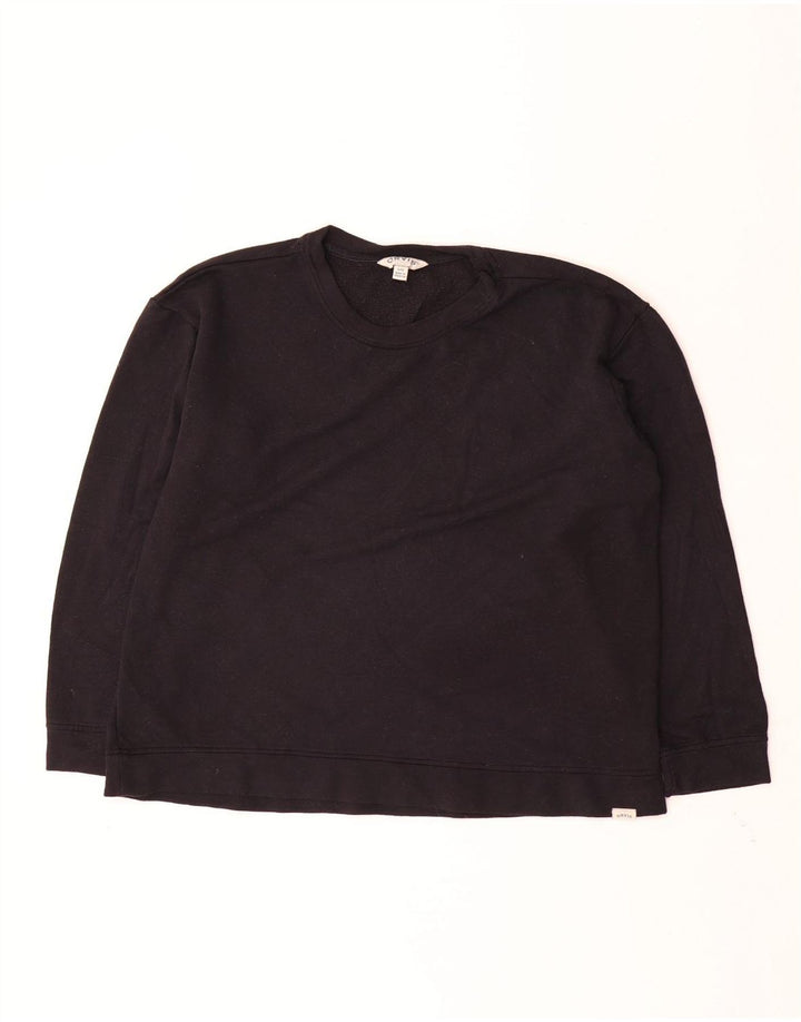 ORVIS Damen-Sweatshirt-Pullover UK 16 Large Schwarz Modal