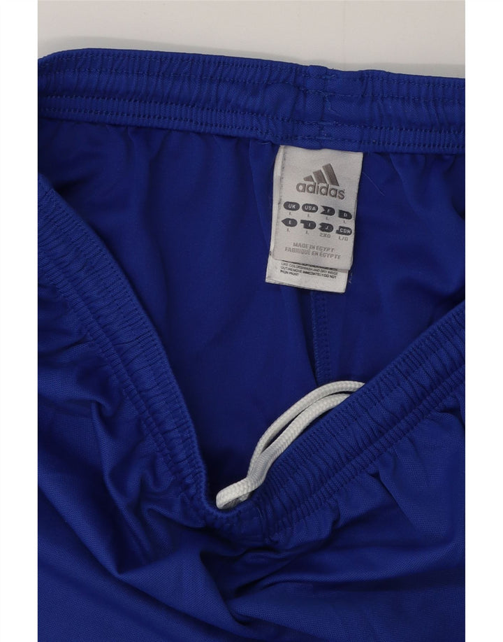 ADIDAS Herren Climalite Sport Shorts Large Blau Polyester