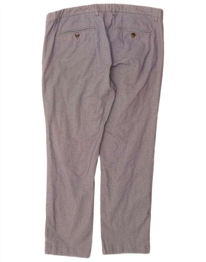 Gerade Chino-Hose für Herren von Ted Baker, W38, L30, Blau, Baumwolle