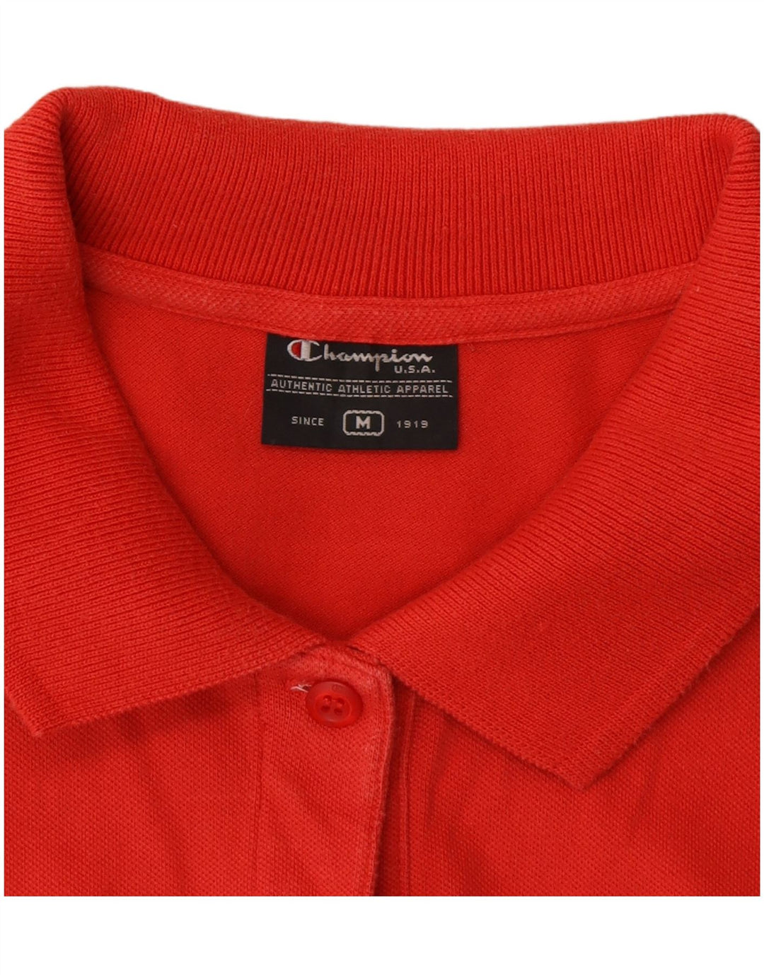Champion Damen ärmelloses Poloshirt UK 12 Mittelrot