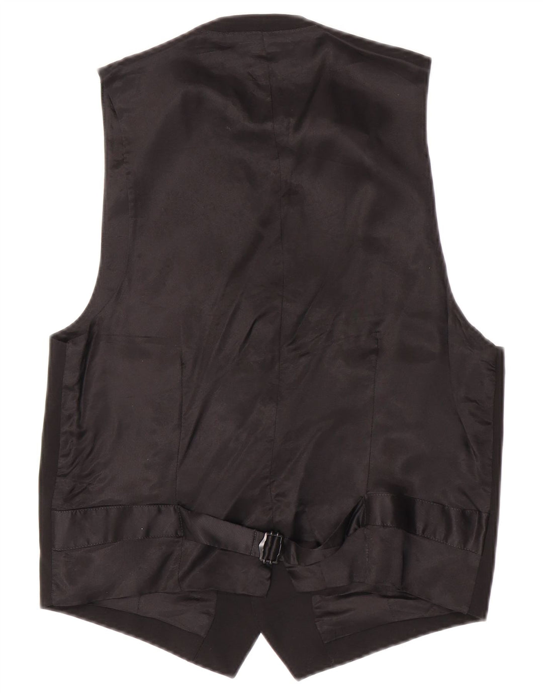Massimo Dutti Herrenweste EU 48 Mittelschwarze Wolle