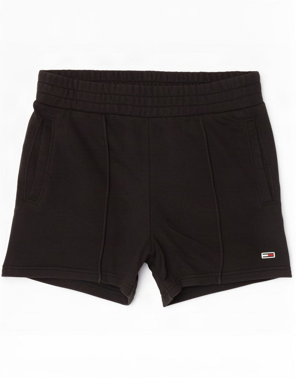 Tommy Hilfiger Damen Sportshorts UK 6 XS Schwarz Baumwolle