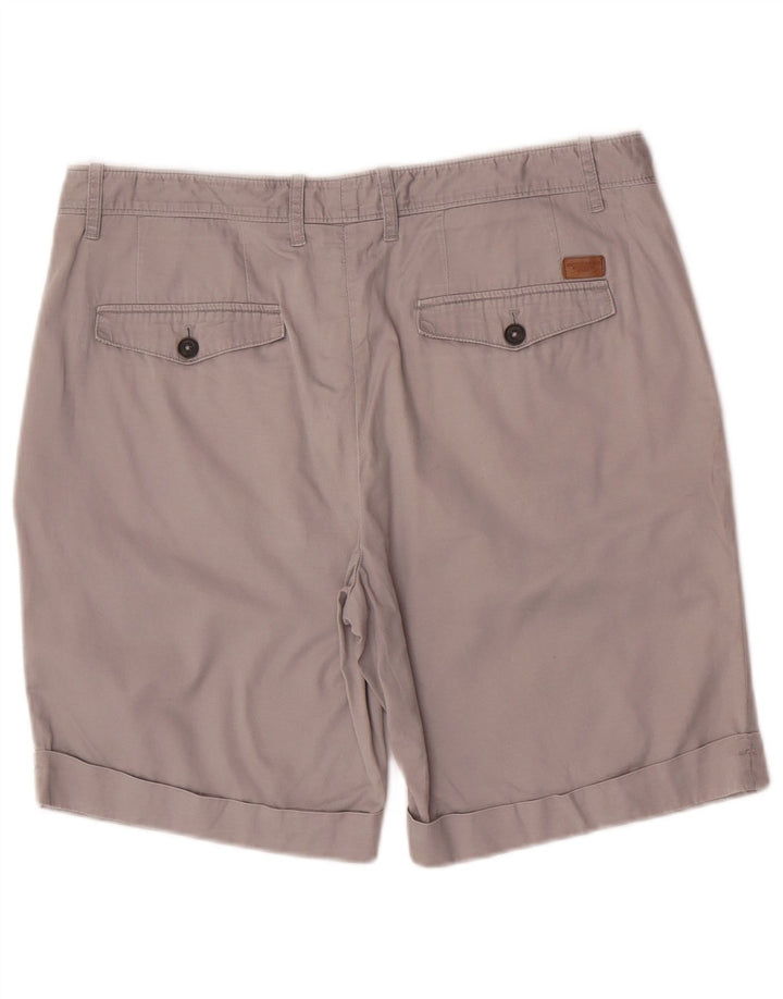 Zara Herren Pegged Chino Shorts EU 42 Large W32 Grau