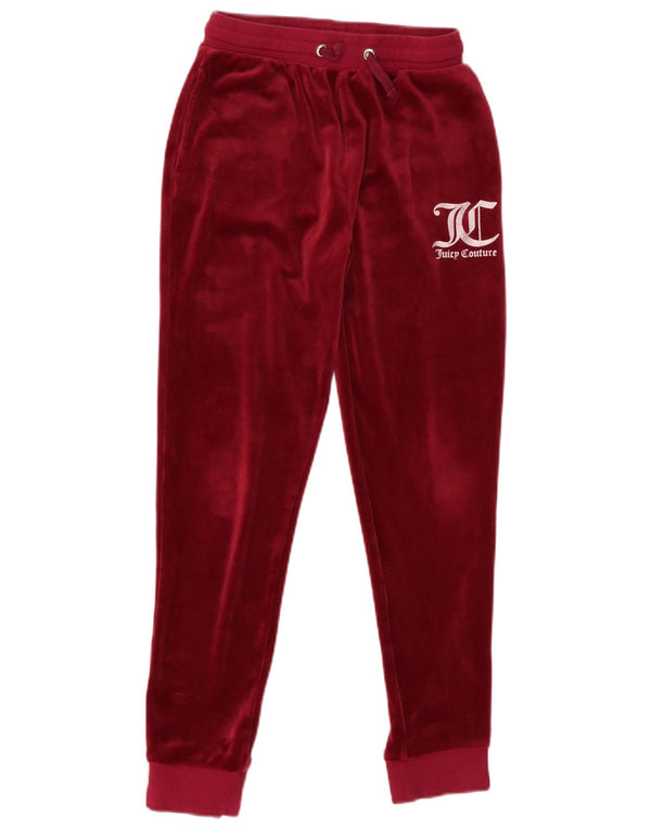Juicy Couture Mädchen-Trainingsanzughose mit grafischem Muster, 12–13 Jahre, Kastanienbraun