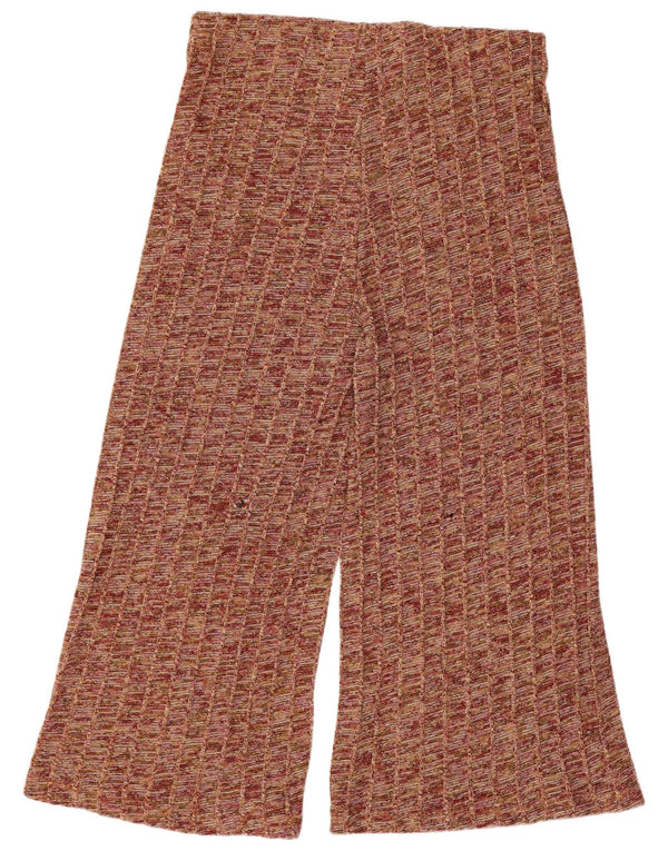 Zara Capri-Trainingshose für Damen, UK 44, Größe L, mehrfarbig, gefleckt