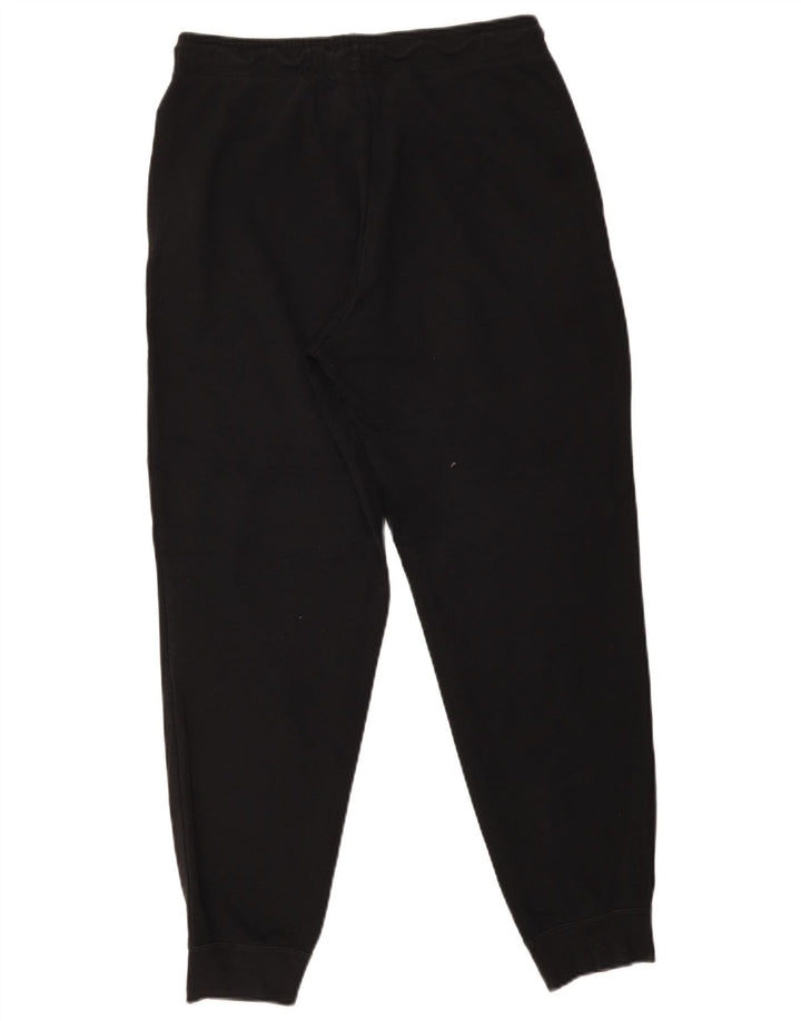 Nike Damen Trainingshose Jogger UK 12 Mittelschwarze Baumwolle