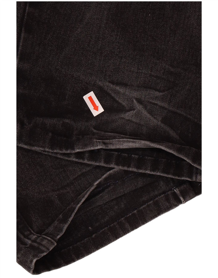 LEE Herren Brooklyn Straight Jeans W34 L33 Graue Baumwolle