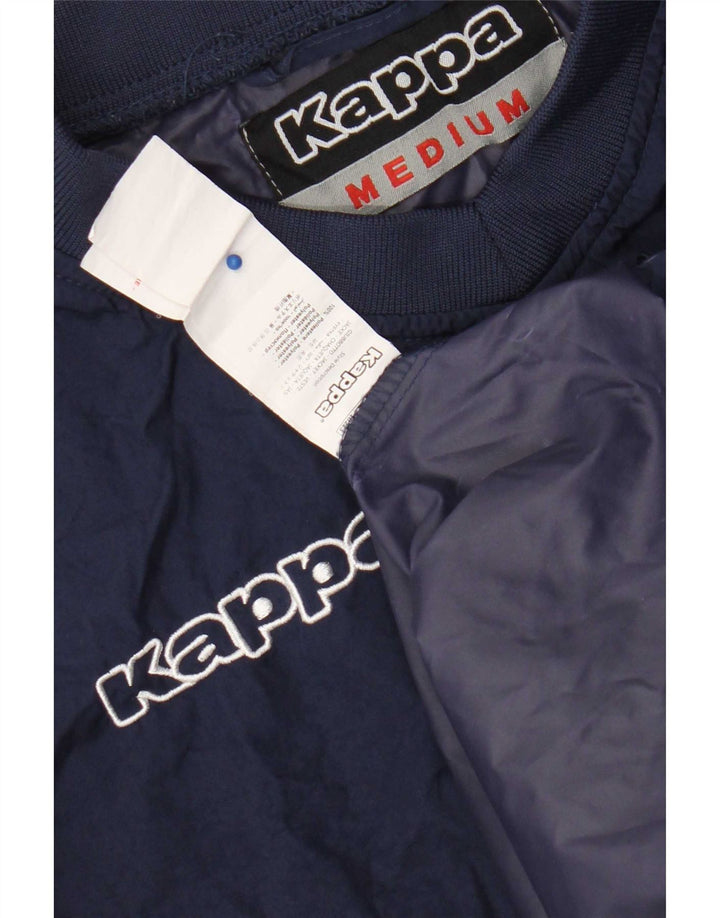 Kappa Herren Graphic Graphic Top Langarm Medium Marineblau Polyester