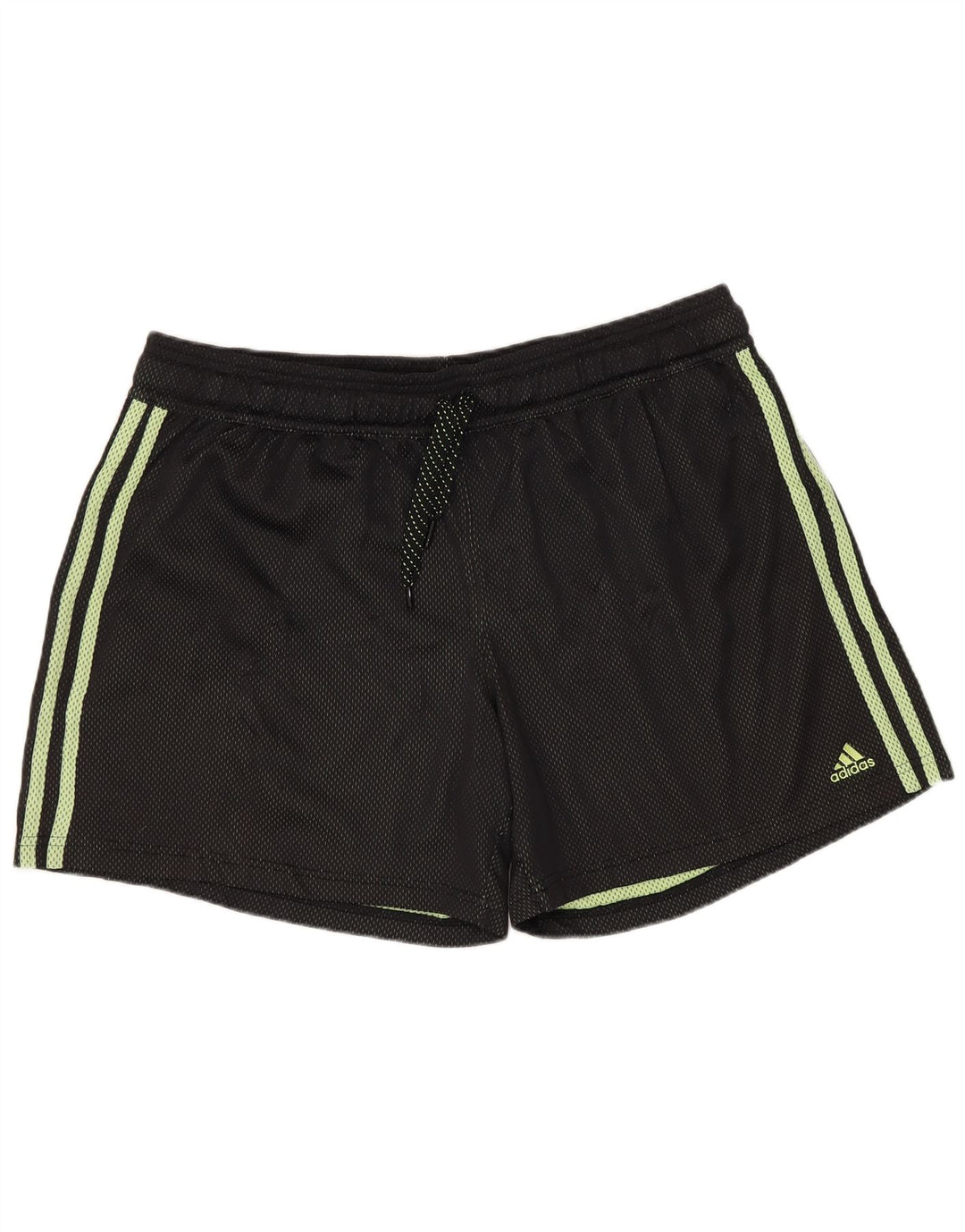 Adidas Damen Sportshorts UK 16/18 Large Schwarz Polyester