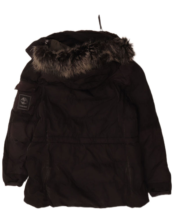Timberland Herren-Jacke mit Kapuze, gepolstert, UK 40, Größe L, Schwarz, Polyester