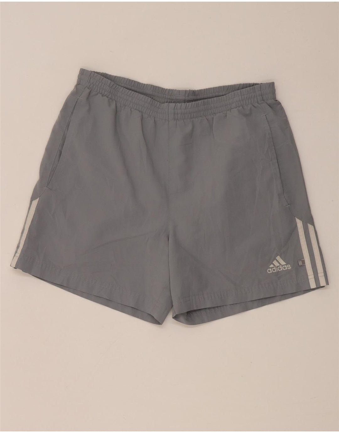 Adidas Herren Sport Shorts Small Grau Polyester