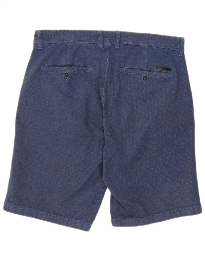 Gas Herren Chinoshorts W30 Medium Marineblau Baumwolle