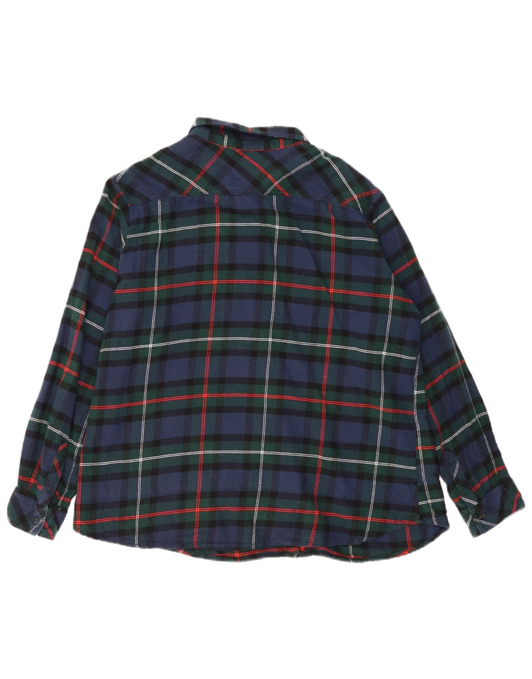 DICKIES Damen-Flanellhemd in Übergröße, UK 18, XL, Marineblau kariert
